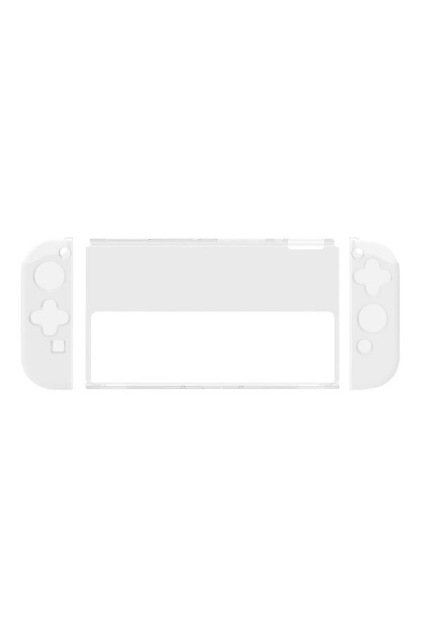 Choice-حافظة حماية شفافة من مادة TPU ناعمة شفافة لجهاز Nintendo Switch Oled 1