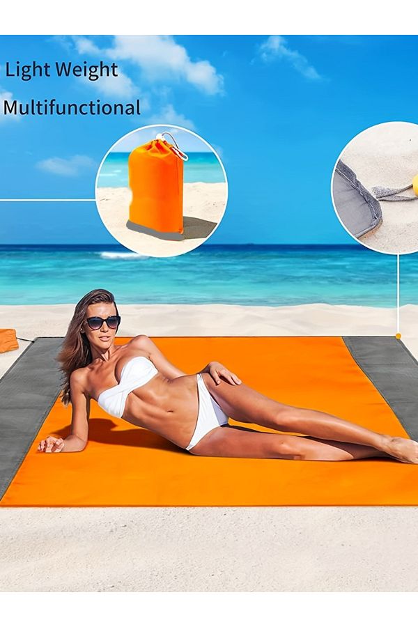 Choice Beach Mat Waterproof and Anti Sand Picnic Mat Beach Cloth Mat Foldable and Waterproof Beach Bl. Trendyol