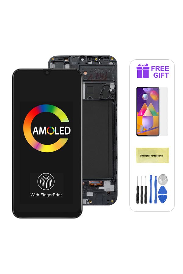 sinmaytai-Amoled With Frame 6.4'' For Amoled For Samsung A30s Sm-a307fn/ds A307 Lcd Display Touch Screen Digit 1