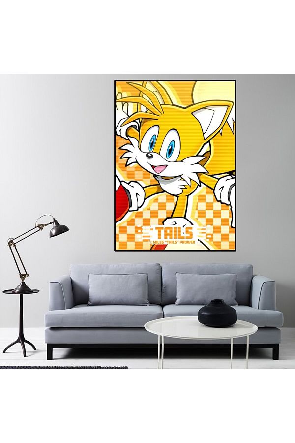 Choice-S-Sonic the H-Hedgehog Poster Home Room Decor Livingroom Bedroom Aesthetic Art Wall Painting Stic... 1