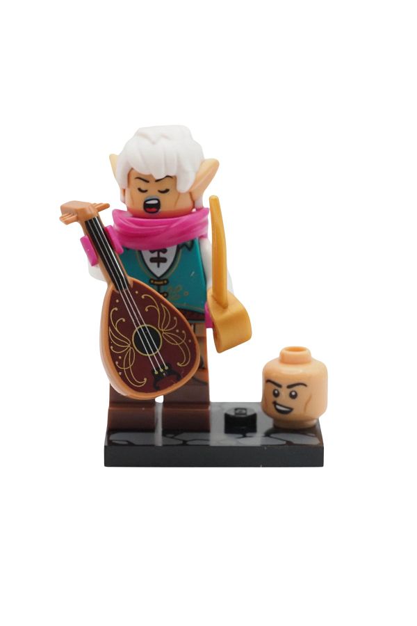 LEGO Minifigure-71047 Dungeons Dragons Mini Elf Bard Figure 1