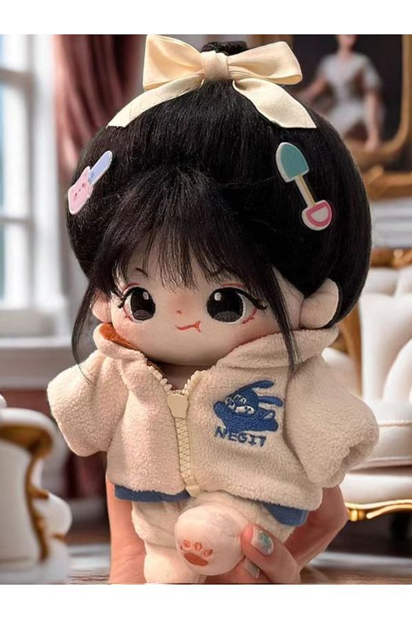 Choice 20cm Kawaii Plush Toys Human Doll Figure Decor Soft Stuffed Dress Up Cute Cotton Baby Doll Collec. Trendyol