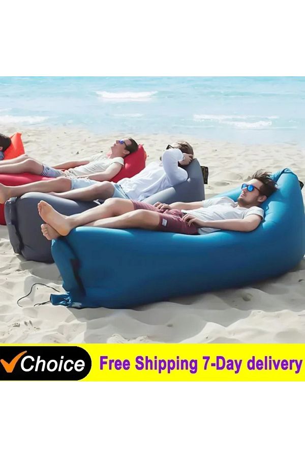 Choice Outdoor Portable Inflatable Sofa Inflatable Outdoor Air Sun Inflatable Lounger Blow Up Chair Bag Trendyol