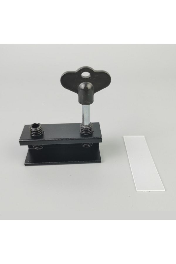 Choice-black 1pc Window Locks for Vertical and Horizontal Windows, Adjustable Aluminum Window Stoppers, No- 1