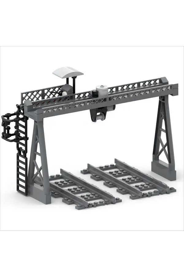 Choice MOC Gantry Crane Console Toy Model for Building Urban Construction Track Train Scene Small Partic. Trendyol