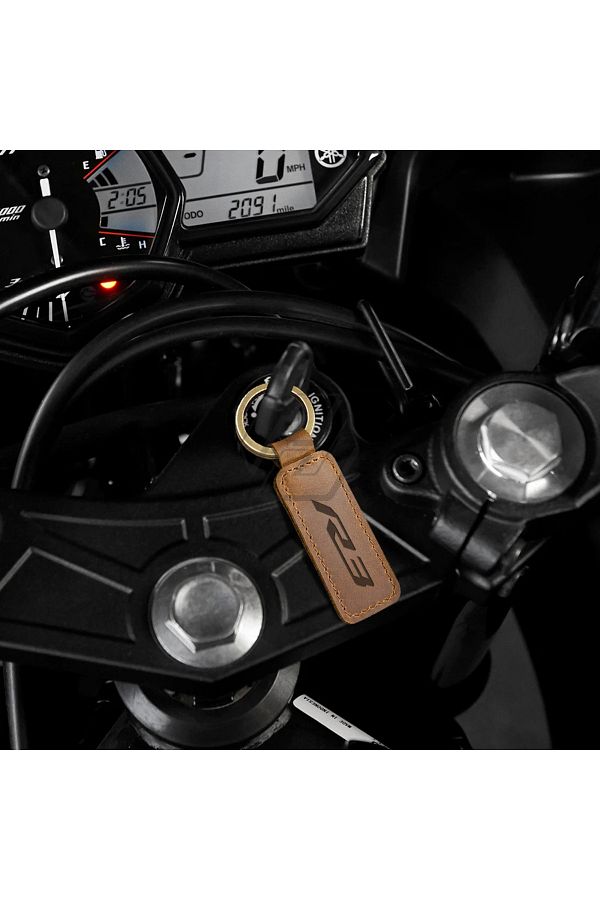 Choice Motorcycle Cowhide Keychain Key Ring for Yamaha YZF R3 R3 Models Trendyol