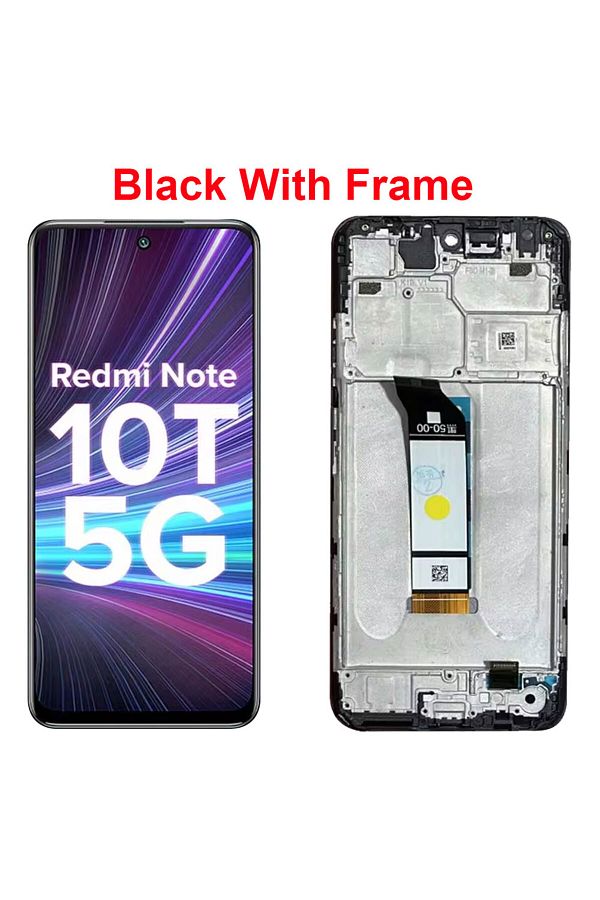 Choice-For Xiaomi Redmi Note 10T 5G M2103K19I LCD Display, with frame Touch Panel Digital Assembly For R... 1