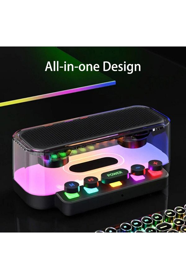 Choice-Z6 Wireless Bluetooth Speaker with HiFi Stereo Sound, Long Hours Playtimes with Colorful Lights 1