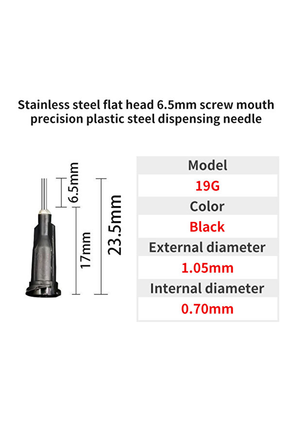 Choice 14G-34G 6.5mm Industrial dispensing needle glue needle Glue ...
