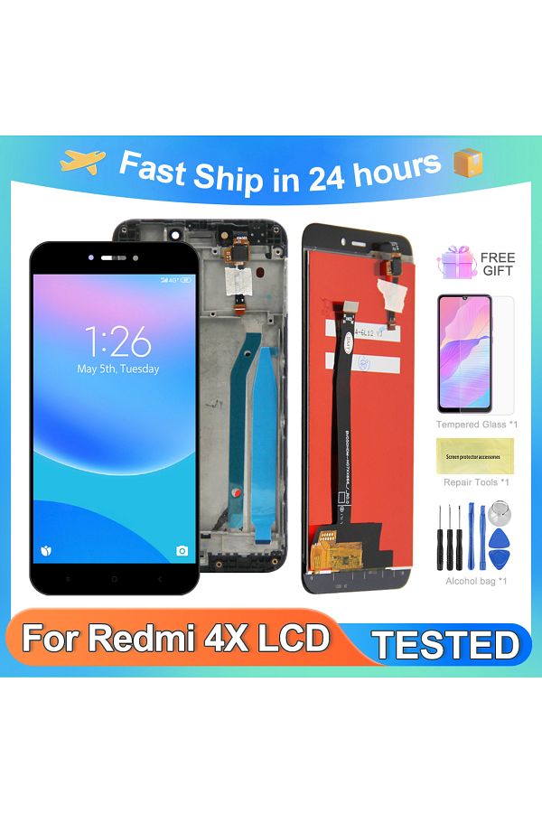 sinmaytai-For Xiaomi 5.0''Redmi 4X For  Redmi 4 2016060 2016090 MAG138 LCD Display Touch Screen Digitizer A... 1