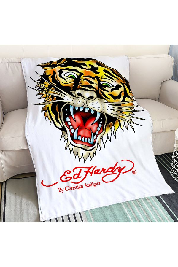 Choice Designer Throw Blanket for Sofa Luxury Bedding Ed HardyS Bed Blankets Throws Interior for Home Trendyol