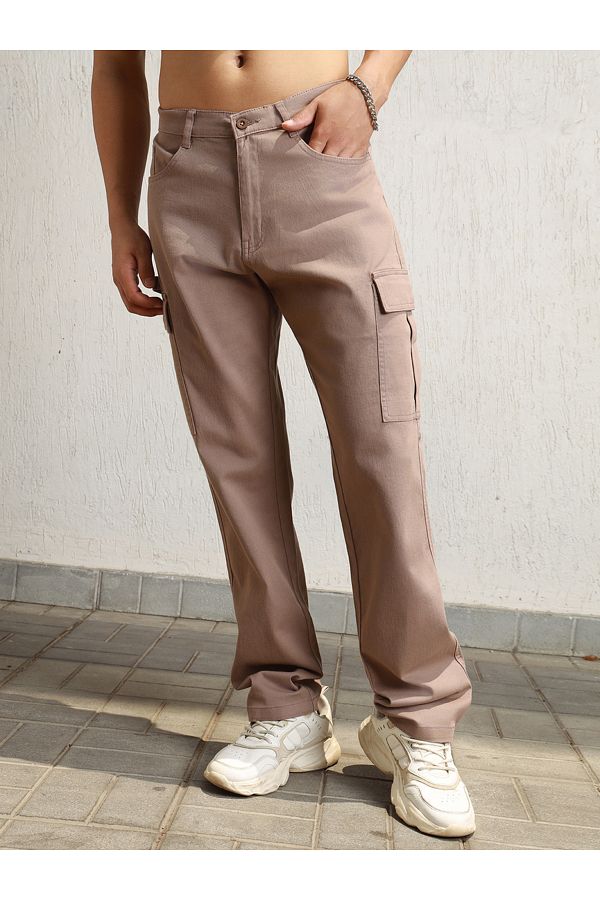 Hubberholme By Styli Mid Rise Relaxed Fit Cargo Pants Trendyol
