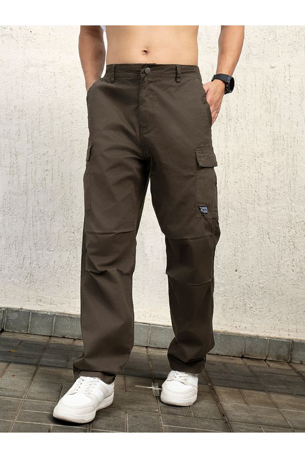 Hubberholme By Styli Mid Rise Relaxed Fit Cargo Pants Trendyol