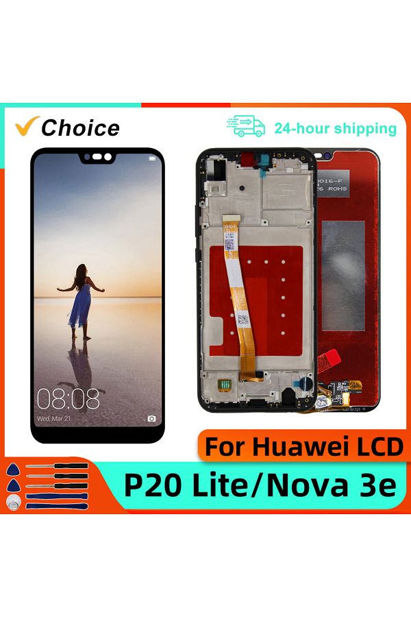 MSMADE-For HUAWEI P20 Lite LCD Display Touch Screen Digitizer For Huawei Nova 3e LCD ANE-LX1 ANE-LX3 Dis... 1
