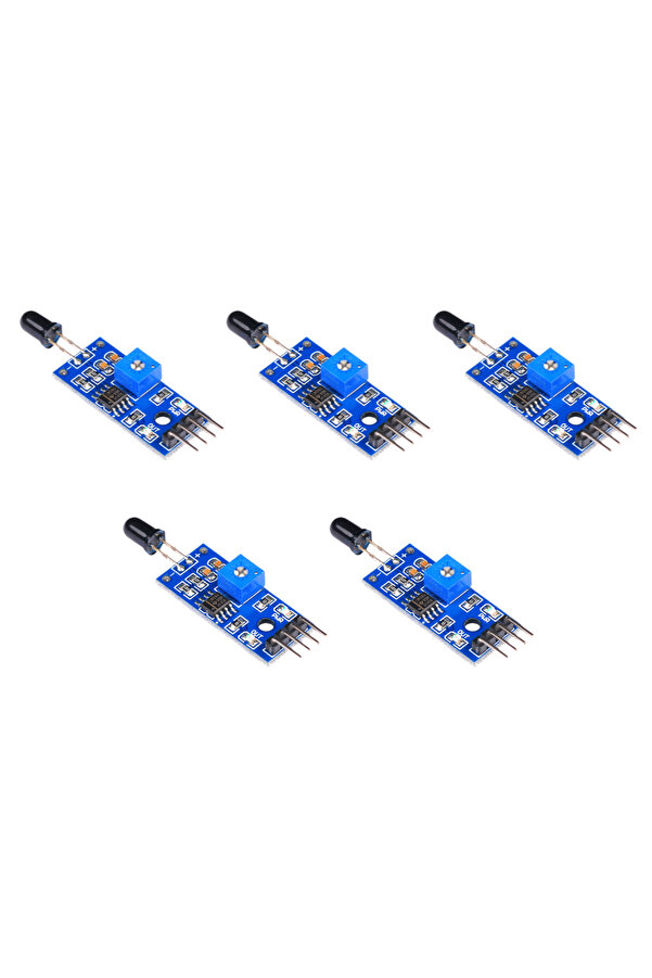 Shunmaii 4 Pin Fire Detector Infrared Receiver Module 3.3V-5V Flame ...