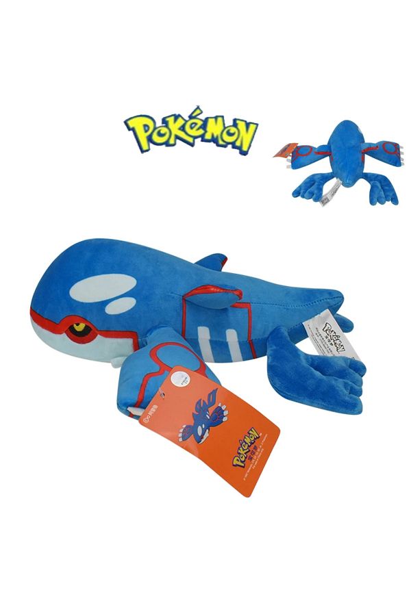 Choice Kyogre Shiny Kyogre Plush Toy Ancient Kawaii Whale Soft Stuffed Animal Doll Christmas Gifts for Trendyol