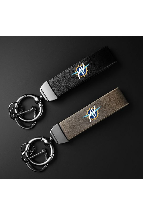 Choice High Grade Leather Motorcycle Keychain Holder Keyring For MV Agusta F3 675 800 Brutale 800 1000 A. Trendyol