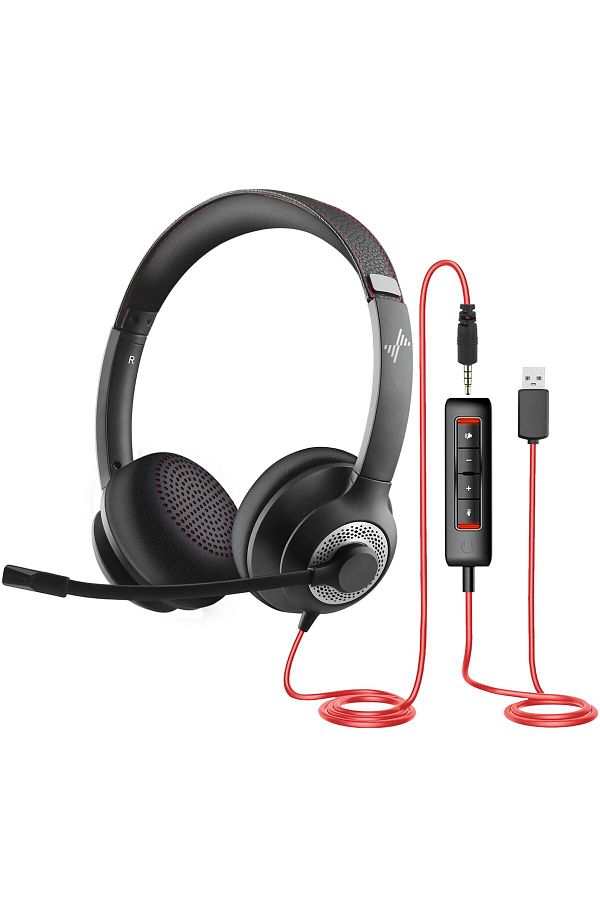 Choice USB Headset with Mic for PC On Ear Computer Laptop Headphones with Noise Cancelling Microphone in. Trendyol