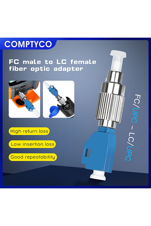 Choice-LC Female To FC Male OPM Optical Power Meter Visual Fault Locator Fiber Optic Hybrid Adapter simp... 1