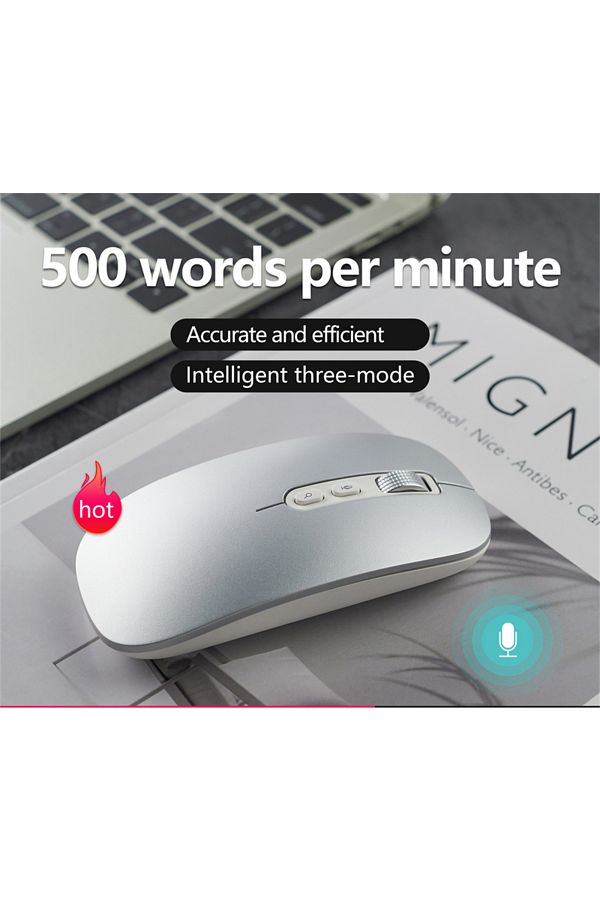 Choice-AI Smart Voice Mouse Speech to Text Mouse Rechargeable 2.4G Wireless Bluetooth Mouse for Windows ... 1
