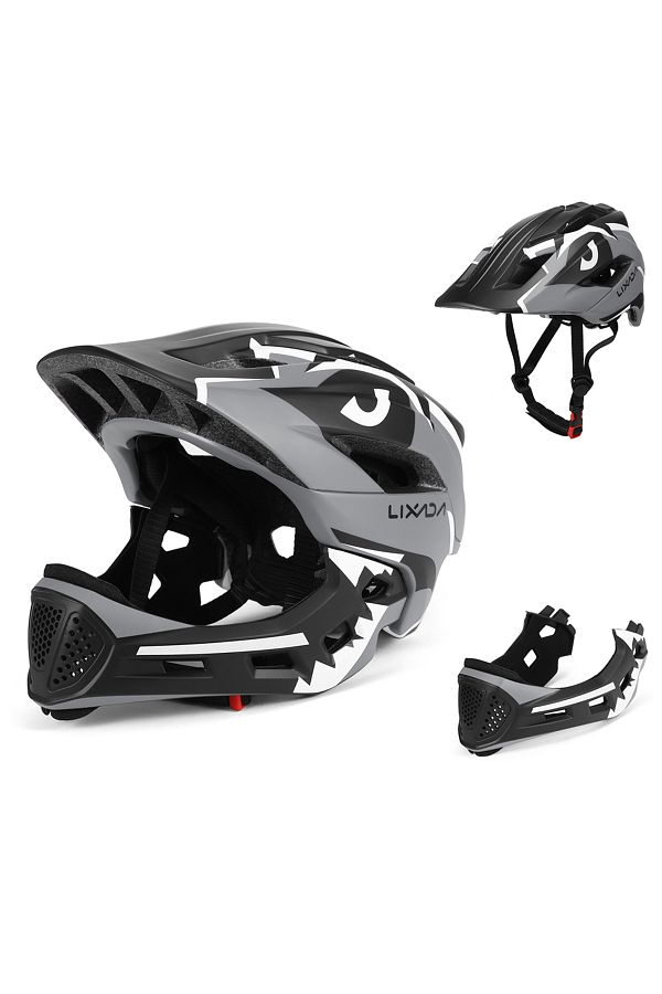 Choice Lixada Bicycle Belmet Mtb Kids Detachable Full Face Helmet Children Sport Safety Helmet for Cycli. Trendyol