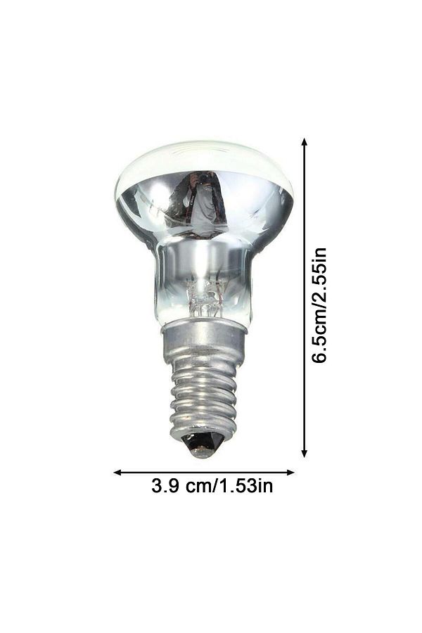Choice 25w R39 Reflective Spotlight Replacement Lava Lamp Bulb SES E14 Glitter Tungsten Wire Lamp Base B. Trendyol