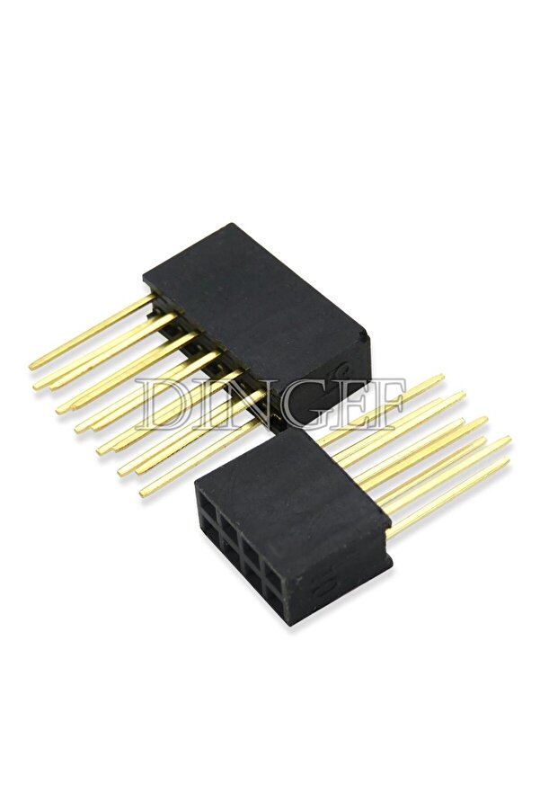 10pcs 4-Pin Female Tall Stackable Header Connectors For Arduino Shields & DIY Electronics