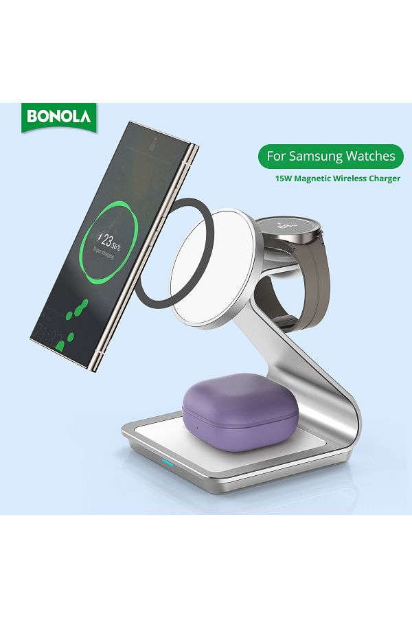 Bonola 3 in 1 wireless charger outlet