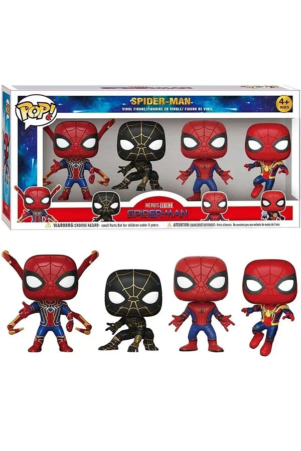 Choice-4PCS/Set NARUTO Spider-Man Action Figures Heroes Peter Parker Kakashi Uzumaki Collectible Model T... 1