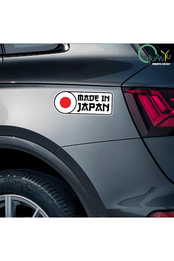 Choice Made In Japan Flag Bumper Sticker Vinyl Decal Japanese Car JDM Sticker For Honda Trendyol