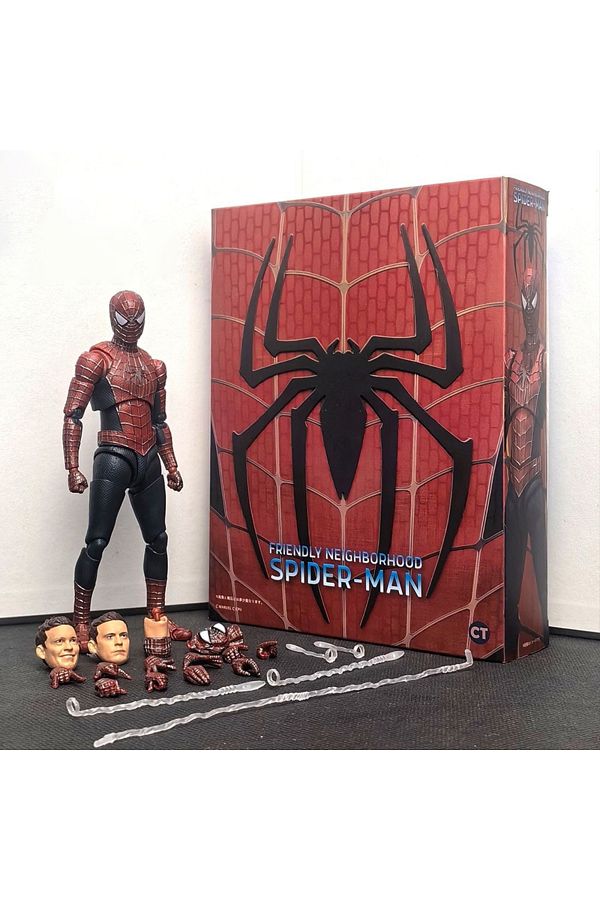 Choice-14cm Spiderman Peter Parker Spider-Man 2 Tobey Maguire Action Figures Anime Shf Movable Joint Mod... 1