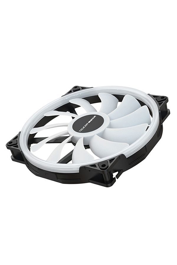 TEUCER-A-rgb White Fd200 Fd200 200mm Argb Computer Case Fan 5v 3pin Led Cooling Fans Desktop Pc Case 1
