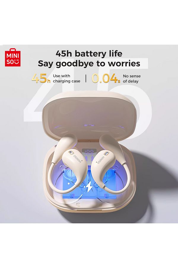 Miniso MINISO X33 Earphone Bluetooth 5.4 True Wireless Earbuds Low Latency Headphones Superb Bass HiFi S. Trendyol