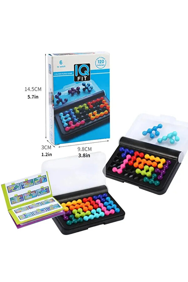 Choice 120 Challenges IQ 3D Puzzle Board Game Classic Pyramid Plate