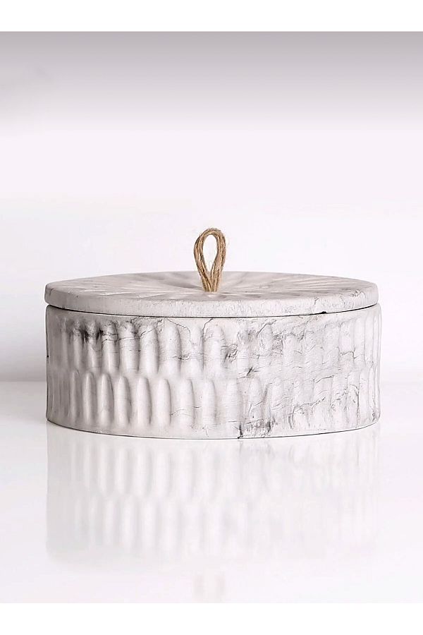Bautinq Store-Large Box with Marble Patterned Lid 1