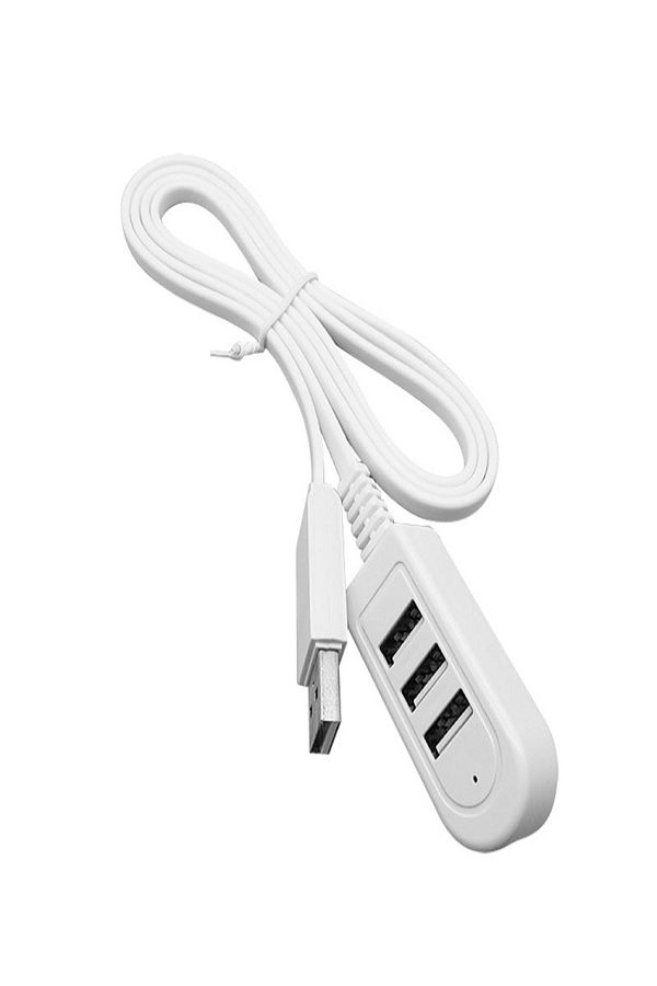 Choice-1pcs 1.18m 3 In 1 Usb Splitter Socket Multi-function 3a Charger Converter Usb Port Hub Digital Data 1