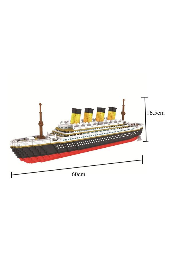 Choice Titanic 3D Model Ship Building Blocks Detailed Micro Mini Bricks Toys Kit Engaging Cruise Boat A. Trendyol