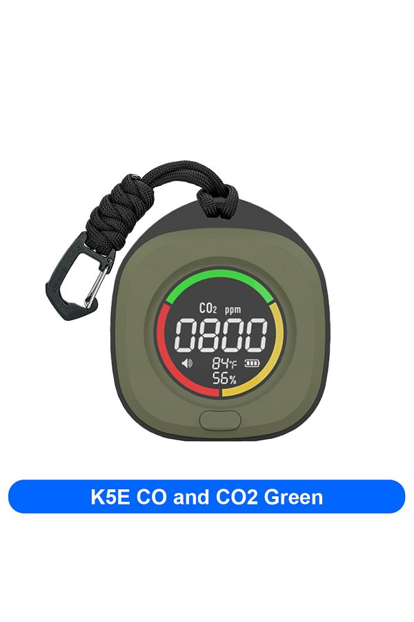 FMAi-4-in-1 Carbon Monoxide Detector Accurate detection LED Screen Portable Travel Rechargeable CO and... 1