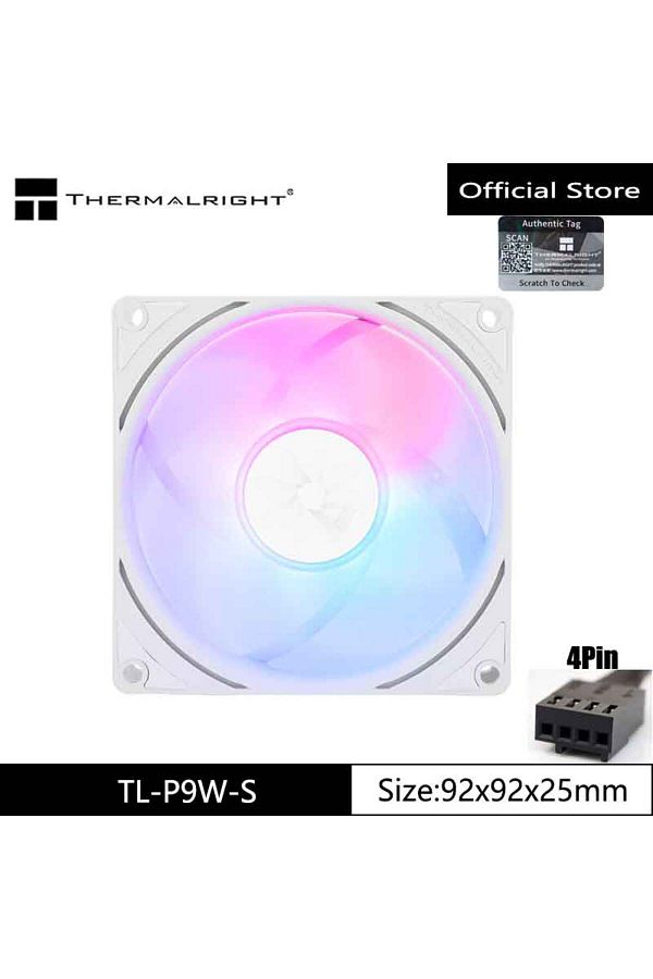 Choice-Fixed Color Other Tl-p9w-s Thermalright Tl-p9-s 9cm Argb Case Fan 2200rpm 23dba Low Noise Cooling Fa 1