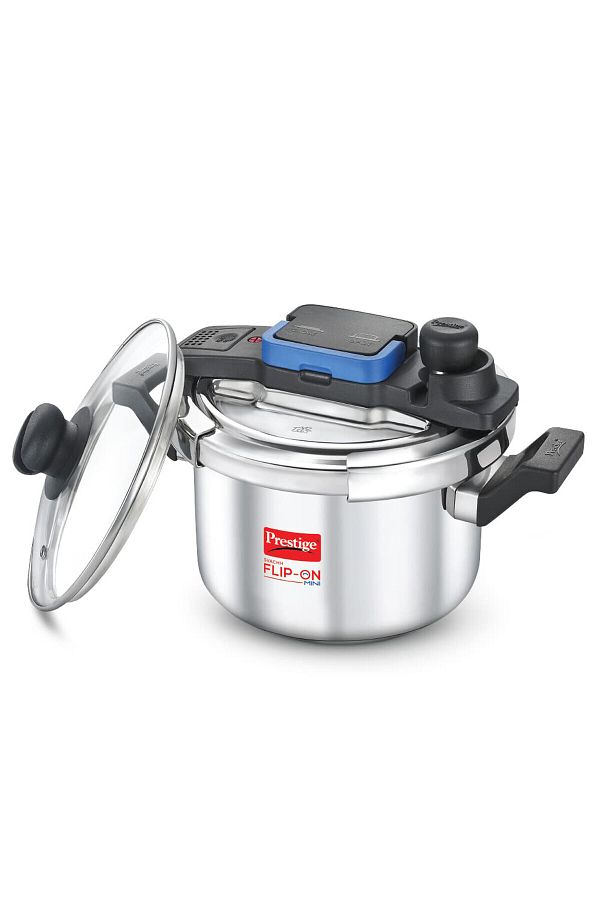 Prestige Svachh FLIP ON SS Pressure Cooker 22 cm 5 L with Glass Lid Trendyol