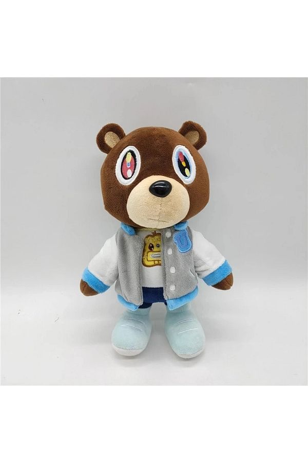 Choice-26cm Kawaii Kanye Dropout Bear Teddy Bear Plush Toys Kanye West Graduation Soft Stuffed Home Room... 1