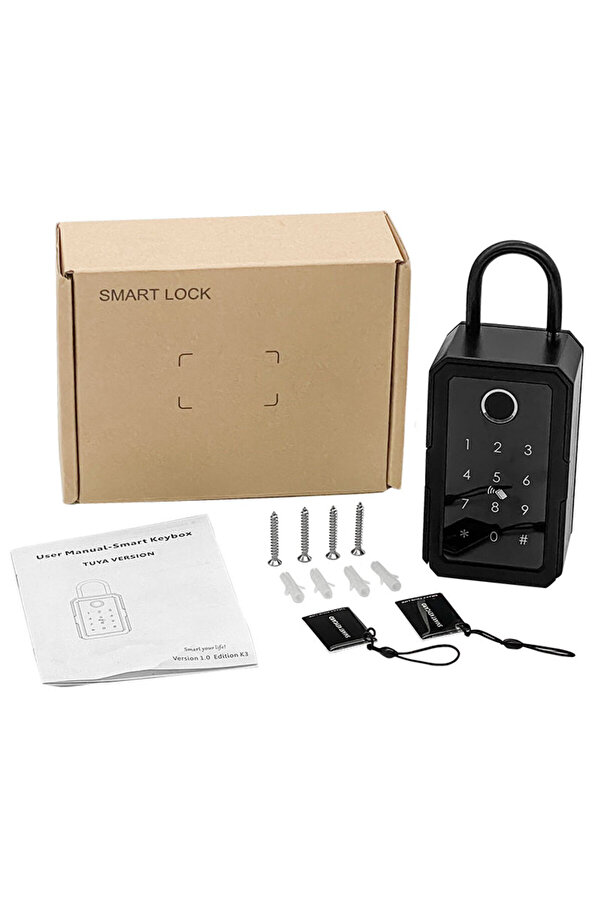 Choice Tuya Smart Key Box Fingerprint Safe Storage Lock Key Digital