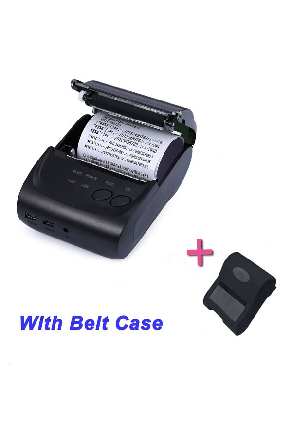 Choice-HZTZ Mini Bluetooth Printer Thermal Printer ticket receipt USB Portable Wireless For Android IOS ... 1
