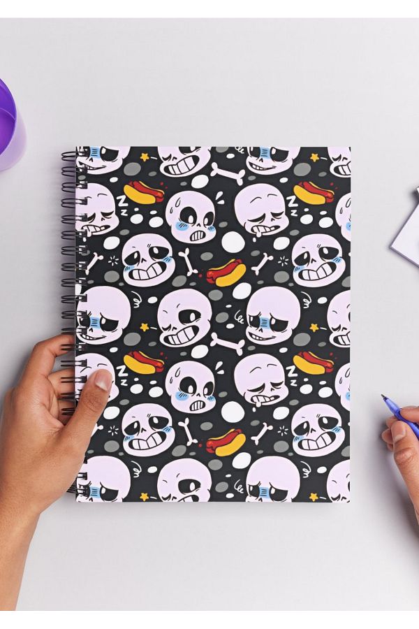 Home-Undertale Spiral Notebook A5 (50 Sheets) 1