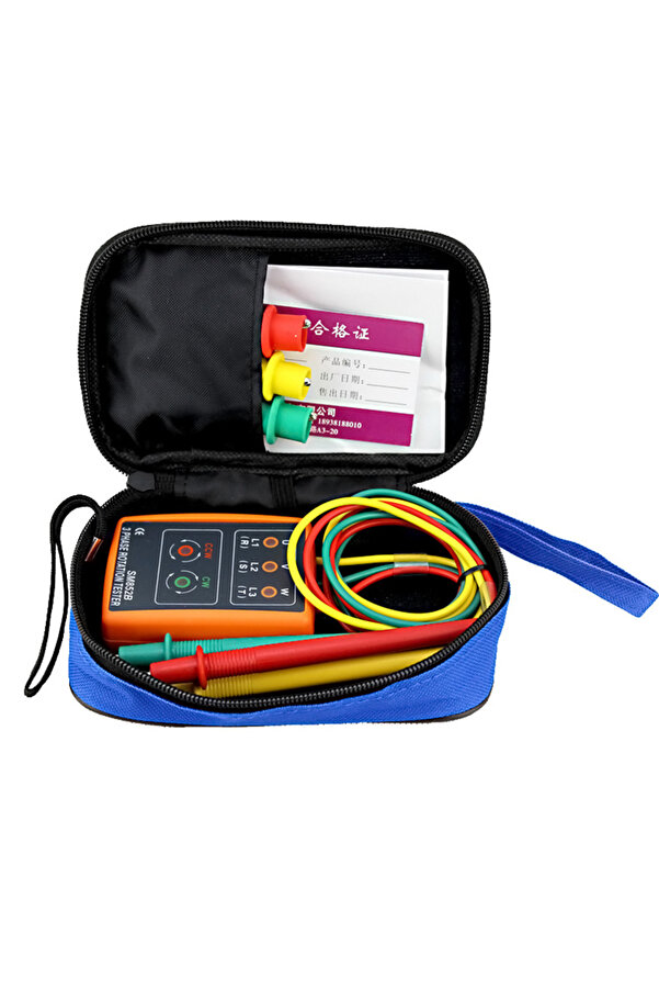 TELEHILL 60V~600V AC 3 Phase Rotation Tester Digital Phase Indicator ...