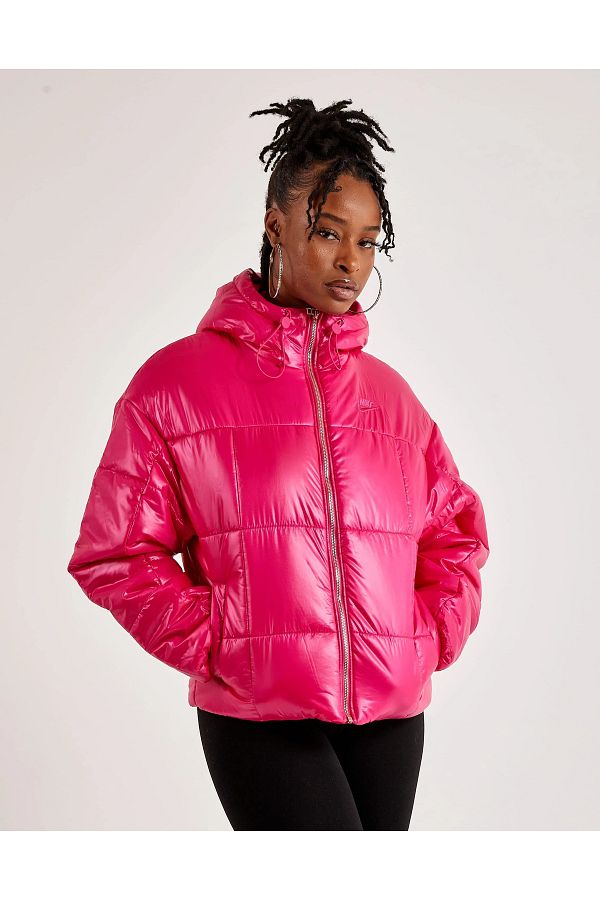 Nike Women s Sportswear Classic Puffer Shine Pink Women s Coat Trendyol
