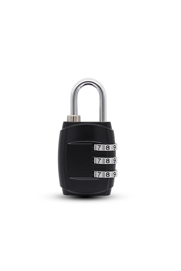 Choice-Black 4 Dial Digit Password Lock Combination Suitcase Luggage Metal Code Password Locks Padlock Trav 1