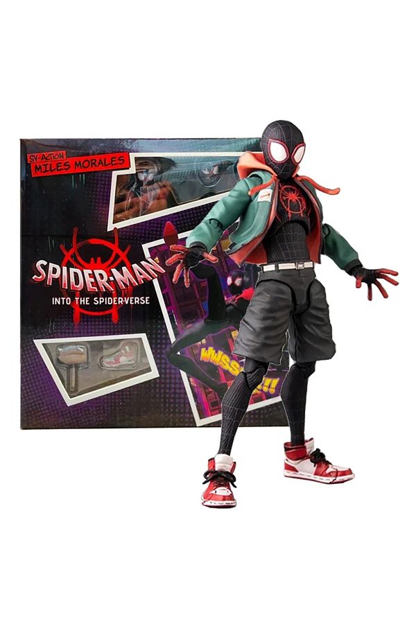 Choice-Sv Action Miles Morales Action Figure Collection Sentinel Marvel Spiderman Spider-Man Into the Sp... 1