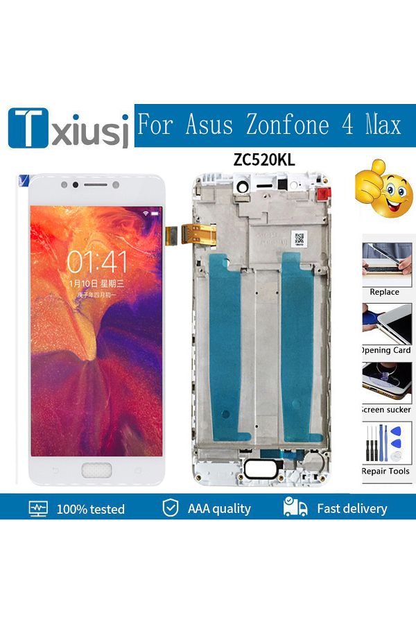 Choice-5.2" For Asus Zenfone 4 Max ZC520KL X00HD LCD Display Touch Screen Digitizer Assembly Frame Repla... 1