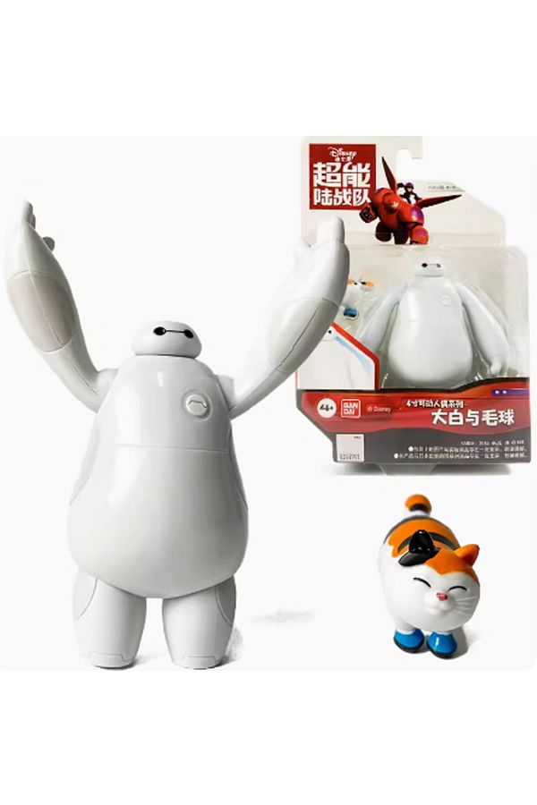 Choice-Big Hero 6 Figurine Baymax Big White Robot Figure Hiro Hamada Model 16cm Action Figures Statue Co... 1